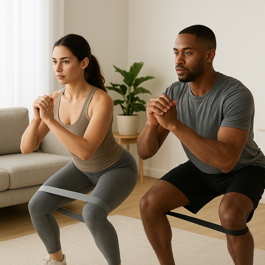 Bandas de Resistência Elásticas (Kit com Níveis de Força)